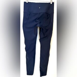 Old Navy Active Navy Blue High-Waisted Elevate Leggings Size: M